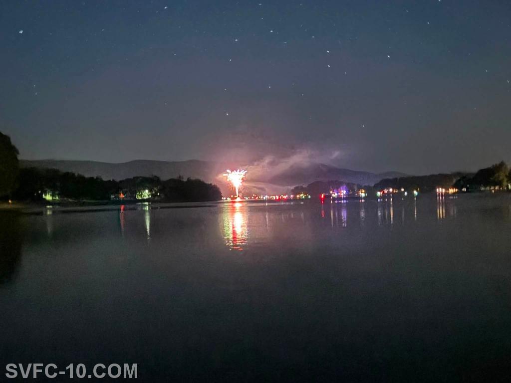 Mitchel's Marina fire work show at Mariners Landing